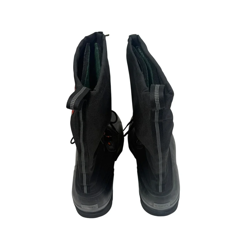 Sorel Alpha Pac‎ XT Mens 12 Black Waterproof Winter Snow Boots NM2129-010